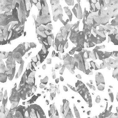 Suluboya, soyut, kusursuz desen. Parlak el yapımı elementlerle yaratıcı doku. Soyut renkli yazdırma.