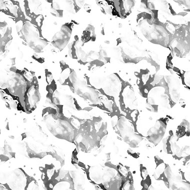 Suluboya, soyut, kusursuz desen. Parlak el yapımı elementlerle yaratıcı doku. Soyut renkli yazdırma.