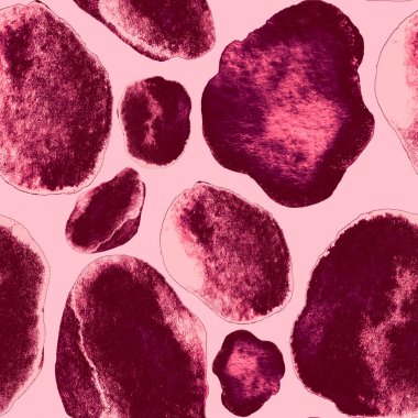 Modern suluboya, soyut desen, her amaç için harika tasarım. Kusursuz desenli, el çizimi lekeli. Suluboya soyut sanat geçmişi. Basit bir tasarım. Modern yaratıcı şablon.