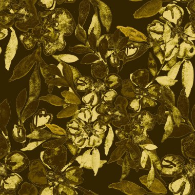 Çiçeklerle suluboya kusursuz desen. Çiçek tasarımı. Romantik bir düğün geçmişi. Parlak, kusursuz bir yaz dönemi. Botanik duvar kağıdı. Her türlü tasarım için kullanılabilir.