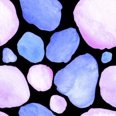 Modern suluboya, soyut desen, her amaç için harika tasarım. Kusursuz desenli, el çizimi lekeli. Suluboya soyut sanat geçmişi. Basit bir tasarım. Modern yaratıcı şablon.