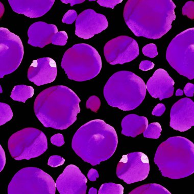 Suluboya, soyut, kusursuz desen. Parlak el yapımı elementlerle yaratıcı doku. Soyut renkli yazdırma.