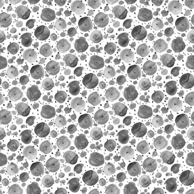 Suluboya, soyut, kusursuz desen. Parlak el yapımı elementlerle yaratıcı doku. Soyut renkli yazdırma.