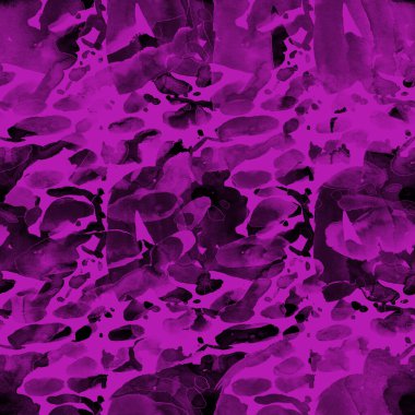 Suluboya, soyut, kusursuz desen. Parlak el yapımı elementlerle yaratıcı doku. Soyut renkli yazdırma.