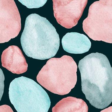 Modern suluboya, soyut desen, her amaç için harika tasarım. Kusursuz desenli, el çizimi lekeli. Suluboya soyut sanat geçmişi. Basit bir tasarım. Modern yaratıcı şablon.