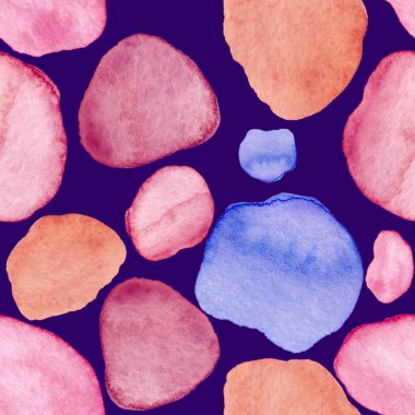 Modern suluboya, soyut desen, her amaç için harika tasarım. Kusursuz desenli, el çizimi lekeli. Suluboya soyut sanat geçmişi. Basit bir tasarım. Modern yaratıcı şablon.