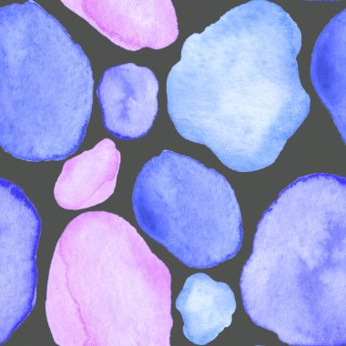 Modern suluboya, soyut desen, her amaç için harika tasarım. Kusursuz desenli, el çizimi lekeli. Suluboya soyut sanat geçmişi. Basit bir tasarım. Modern yaratıcı şablon.