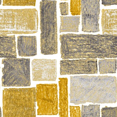 Renkli, soyut geometrik elementlerle yaratıcı, kusursuz desen. El yapımı doku. Grafik olarak soyut bir arkaplan. Çağdaş sanat. Moda modern tarzı.