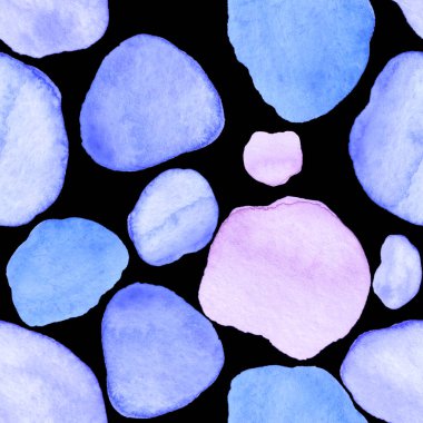 Modern suluboya, soyut desen, her amaç için harika tasarım. Kusursuz desenli, el çizimi lekeli. Suluboya soyut sanat geçmişi. Basit bir tasarım. Modern yaratıcı şablon.