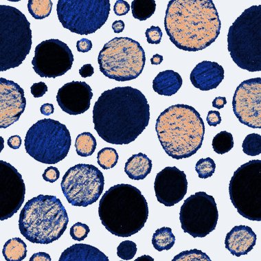 Renkli, soyut geometrik elementlerle yaratıcı, kusursuz desen. El yapımı doku. Grafik olarak soyut bir arkaplan. Çağdaş sanat. Moda modern tarzı.