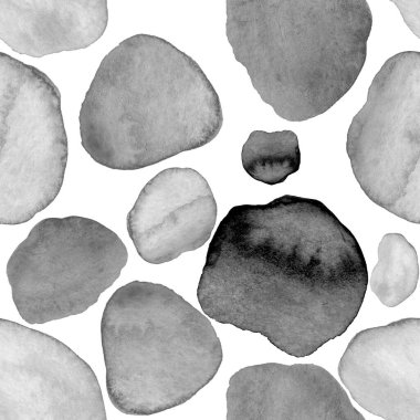 Modern suluboya, soyut desen, her amaç için harika tasarım. Kusursuz desenli, el çizimi lekeli. Suluboya soyut sanat geçmişi. Basit bir tasarım. Modern yaratıcı şablon.