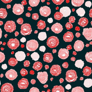 Renkli, soyut geometrik elementlerle yaratıcı, kusursuz desen. El yapımı doku. Grafik olarak soyut bir arkaplan. Çağdaş sanat. Moda modern tarzı.