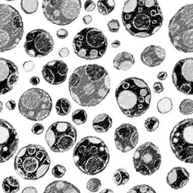 Renkli, soyut geometrik elementlerle yaratıcı, kusursuz desen. El yapımı doku. Grafik olarak soyut bir arkaplan. Çağdaş sanat. Moda modern tarzı.