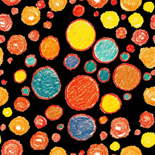 Renkli Soyut Geometrik Elementlerle Yaratıcı Kusursuz Desen Yapımı Doku Grafik — Stok fotoğraf