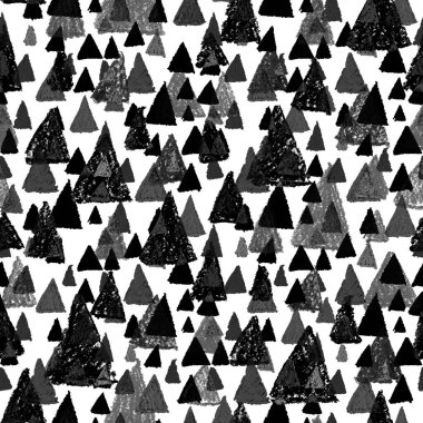 Renkli, soyut geometrik elementlerle yaratıcı, kusursuz desen. El yapımı doku. Grafik olarak soyut bir arkaplan. Çağdaş sanat. Moda modern tarzı.