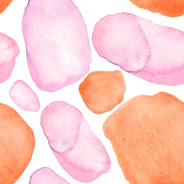 Modern suluboya, soyut desen, her amaç için harika tasarım. Kusursuz desenli, el çizimi lekeli. Suluboya soyut sanat geçmişi. Basit bir tasarım. Modern yaratıcı şablon.