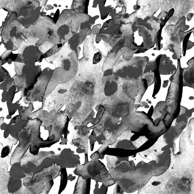 Suluboya, soyut, kusursuz desen. Parlak el yapımı elementlerle yaratıcı doku. Soyut renkli yazdırma.