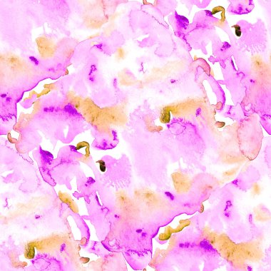 Suluboya, soyut, kusursuz desen. Parlak el yapımı elementlerle yaratıcı doku. Soyut renkli yazdırma.