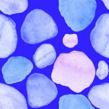 Modern suluboya, soyut desen, her amaç için harika tasarım. Kusursuz desenli, el çizimi lekeli. Suluboya soyut sanat geçmişi. Basit bir tasarım. Modern yaratıcı şablon.