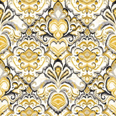 Renkli örgü desenli, klasik tarzda. Zarif bir etnik köken. El çizimi doğu sanatı. Kusursuz geometrik bağ dokusu.