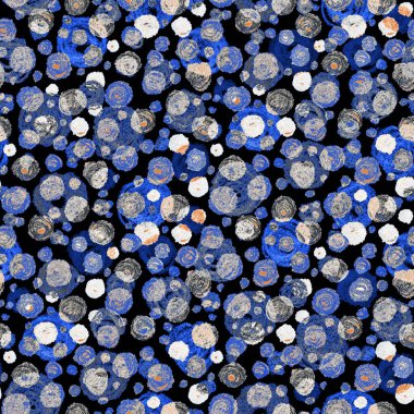 Renkli, soyut geometrik elementlerle yaratıcı, kusursuz desen. El yapımı doku. Grafik olarak soyut bir arkaplan. Çağdaş sanat. Moda modern tarzı.