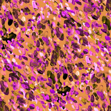 Suluboya, soyut, kusursuz desen. Parlak el yapımı elementlerle yaratıcı doku. Soyut renkli yazdırma.