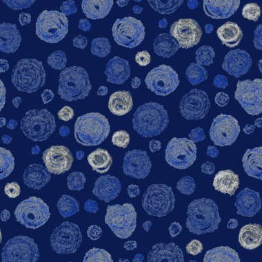 Renkli, soyut geometrik elementlerle yaratıcı, kusursuz desen. El yapımı doku. Grafik olarak soyut bir arkaplan. Çağdaş sanat. Moda modern tarzı.