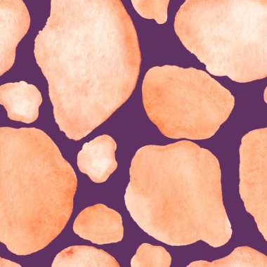 Modern suluboya, soyut desen, her amaç için harika tasarım. Kusursuz desenli, el çizimi lekeli. Suluboya soyut sanat geçmişi. Basit bir tasarım. Modern yaratıcı şablon.