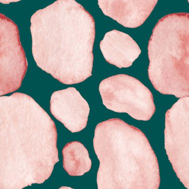 Modern suluboya, soyut desen, her amaç için harika tasarım. Kusursuz desenli, el çizimi lekeli. Suluboya soyut sanat geçmişi. Basit bir tasarım. Modern yaratıcı şablon.