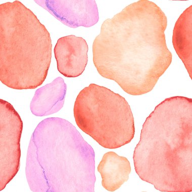 Modern suluboya, soyut desen, her amaç için harika tasarım. Kusursuz desenli, el çizimi lekeli. Suluboya soyut sanat geçmişi. Basit bir tasarım. Modern yaratıcı şablon.