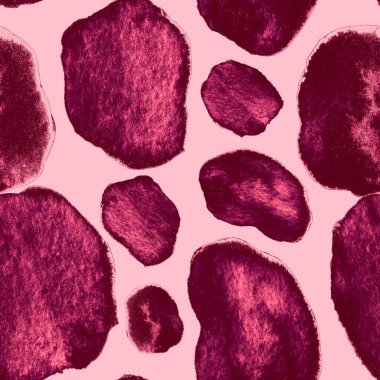 Modern suluboya, soyut desen, her amaç için harika tasarım. Kusursuz desenli, el çizimi lekeli. Suluboya soyut sanat geçmişi. Basit bir tasarım. Modern yaratıcı şablon.