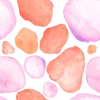 Modern suluboya, soyut desen, her amaç için harika tasarım. Kusursuz desenli, el çizimi lekeli. Suluboya soyut sanat geçmişi. Basit bir tasarım. Modern yaratıcı şablon.