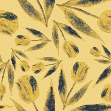 Çiçeklerle suluboya kusursuz desen. Klasik çiçek desenleri. Çiçeksiz desen. Botanik sanatı. Çiçek botanik koleksiyonu. Çiçek seti. Suluboya botanik tasarımı.