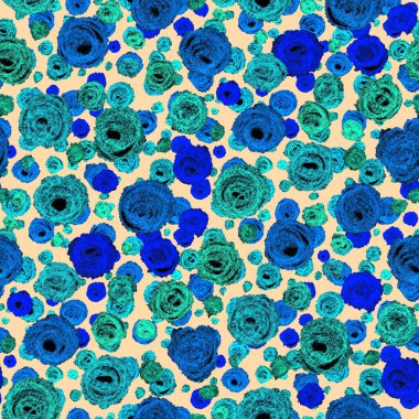 Renkli, soyut geometrik elementlerle yaratıcı, kusursuz desen. El yapımı doku. Grafik olarak soyut bir arkaplan. Çağdaş sanat. Moda modern tarzı.