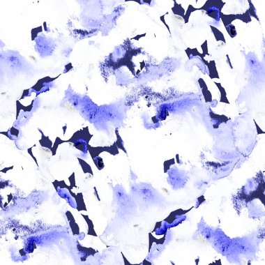 Suluboya, soyut, kusursuz desen. Parlak el yapımı elementlerle yaratıcı doku. Soyut renkli yazdırma.