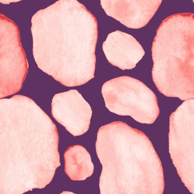 Modern suluboya, soyut desen, her amaç için harika tasarım. Kusursuz desenli, el çizimi lekeli. Suluboya soyut sanat geçmişi. Basit bir tasarım. Modern yaratıcı şablon.