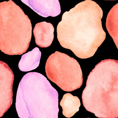 Modern suluboya, soyut desen, her amaç için harika tasarım. Kusursuz desenli, el çizimi lekeli. Suluboya soyut sanat geçmişi. Basit bir tasarım. Modern yaratıcı şablon.