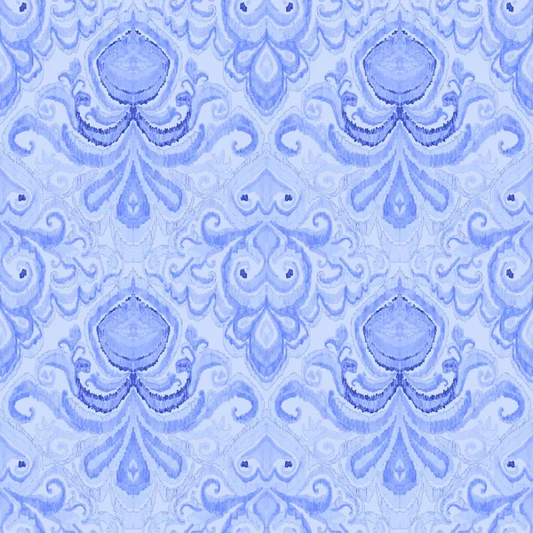 Patrón Ikat Colorido Estilo Vintage Fondo Étnico Elegante Arte Oriental —  Fotos de Stock