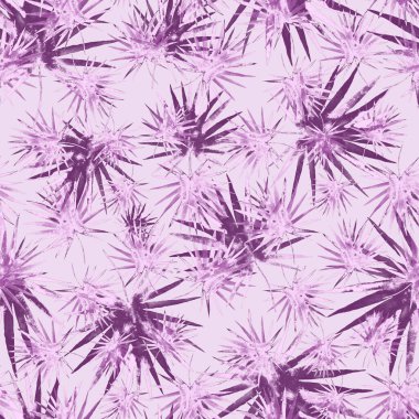 Renkli ve soyut tropikal yapraklı suluboya desenli. Egzotik bitkilerle dolu parlak yaz baskısı. Yaratıcı trend botanik tekstil tasarımı.