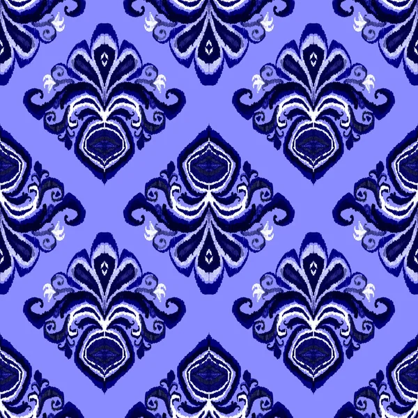 Colorato Modello Ikat Stile Vintage Elegante Background Etnico Arte Orientale — Foto Stock