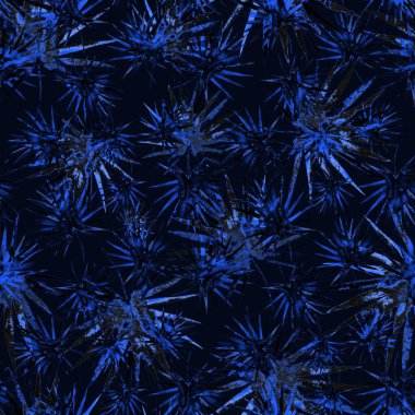 Renkli ve soyut tropikal yapraklı suluboya desenli. Egzotik bitkilerle dolu parlak yaz baskısı. Yaratıcı trend botanik tekstil tasarımı.