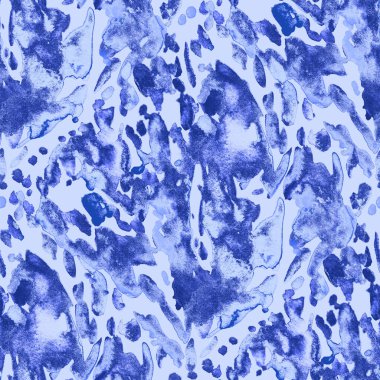 Suluboya, soyut, kusursuz desen. Parlak el yapımı elementlerle yaratıcı doku. Soyut renkli yazdırma.