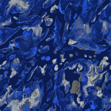 Suluboya, soyut, kusursuz desen. Parlak el yapımı elementlerle yaratıcı doku. Soyut renkli yazdırma.