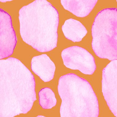 Modern suluboya, soyut desen, her amaç için harika tasarım. Kusursuz desenli, el çizimi lekeli. Suluboya soyut sanat geçmişi. Basit bir tasarım. Modern yaratıcı şablon.