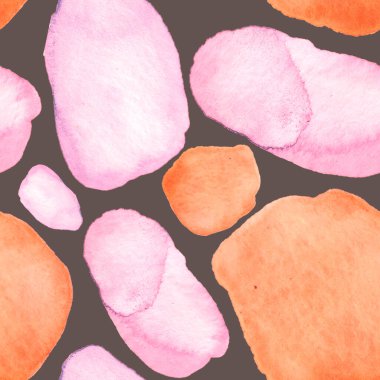 Modern suluboya, soyut desen, her amaç için harika tasarım. Kusursuz desenli, el çizimi lekeli. Suluboya soyut sanat geçmişi. Basit bir tasarım. Modern yaratıcı şablon.