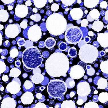 Renkli, soyut geometrik elementlerle yaratıcı, kusursuz desen. El yapımı doku. Grafik olarak soyut bir arkaplan. Çağdaş sanat. Moda modern tarzı.