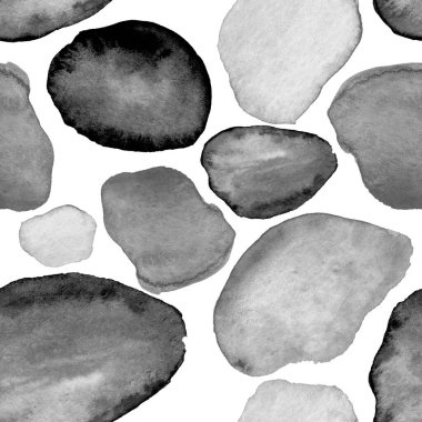 Modern suluboya, soyut desen, her amaç için harika tasarım. Kusursuz desenli, el çizimi lekeli. Suluboya soyut sanat geçmişi. Basit bir tasarım. Modern yaratıcı şablon.