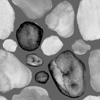 Modern suluboya, soyut desen, her amaç için harika tasarım. Kusursuz desenli, el çizimi lekeli. Suluboya soyut sanat geçmişi. Basit bir tasarım. Modern yaratıcı şablon.