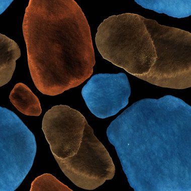 Modern suluboya, soyut desen, her amaç için harika tasarım. Kusursuz desenli, el çizimi lekeli. Suluboya soyut sanat geçmişi. Basit bir tasarım. Modern yaratıcı şablon.