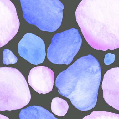 Modern suluboya, soyut desen, her amaç için harika tasarım. Kusursuz desenli, el çizimi lekeli. Suluboya soyut sanat geçmişi. Basit bir tasarım. Modern yaratıcı şablon.